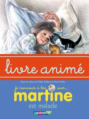 cover image of Martine est malade--Livre animé